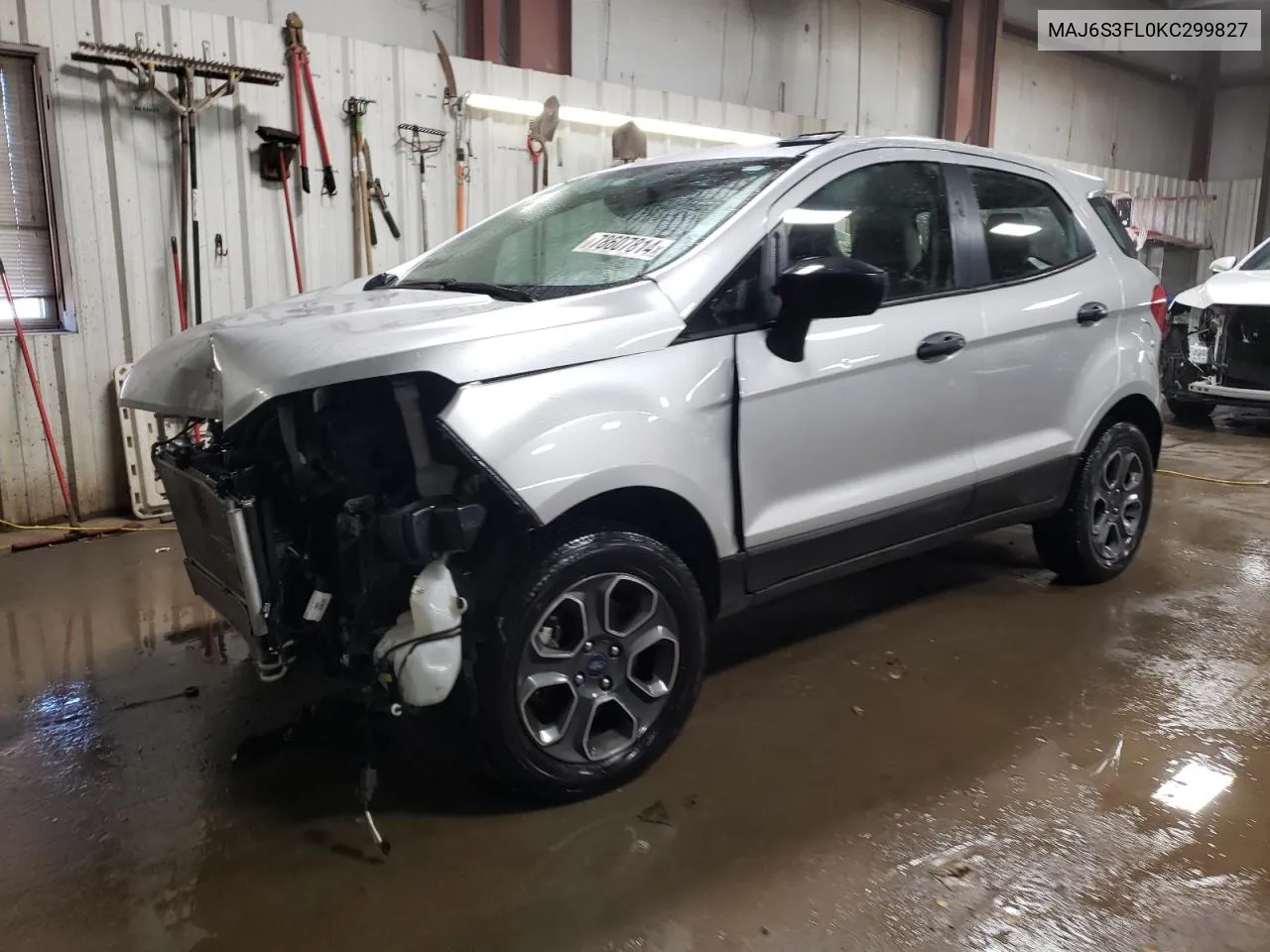 2019 Ford Ecosport S VIN: MAJ6S3FL0KC299827 Lot: 78607814