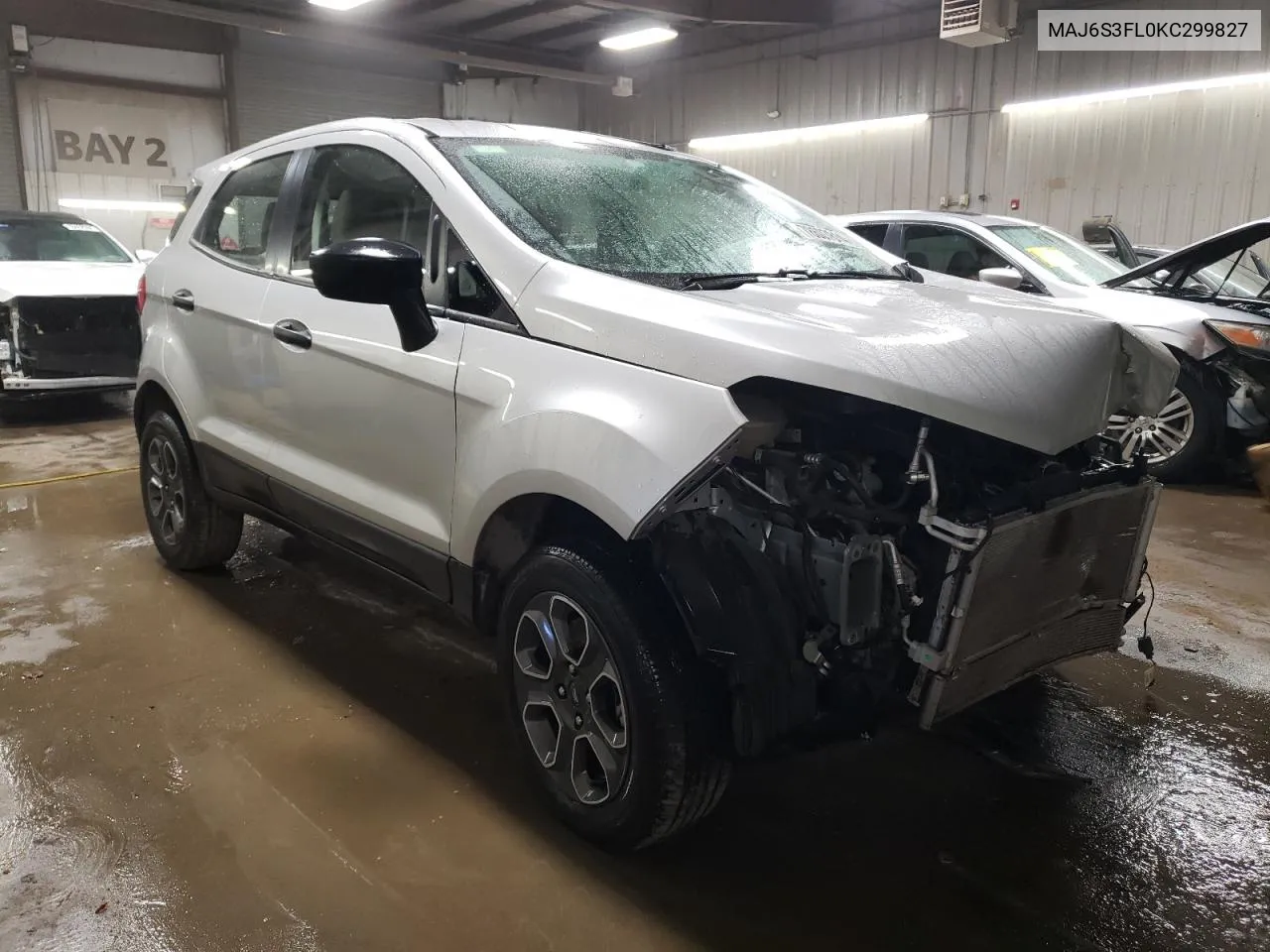 2019 Ford Ecosport S VIN: MAJ6S3FL0KC299827 Lot: 78607814