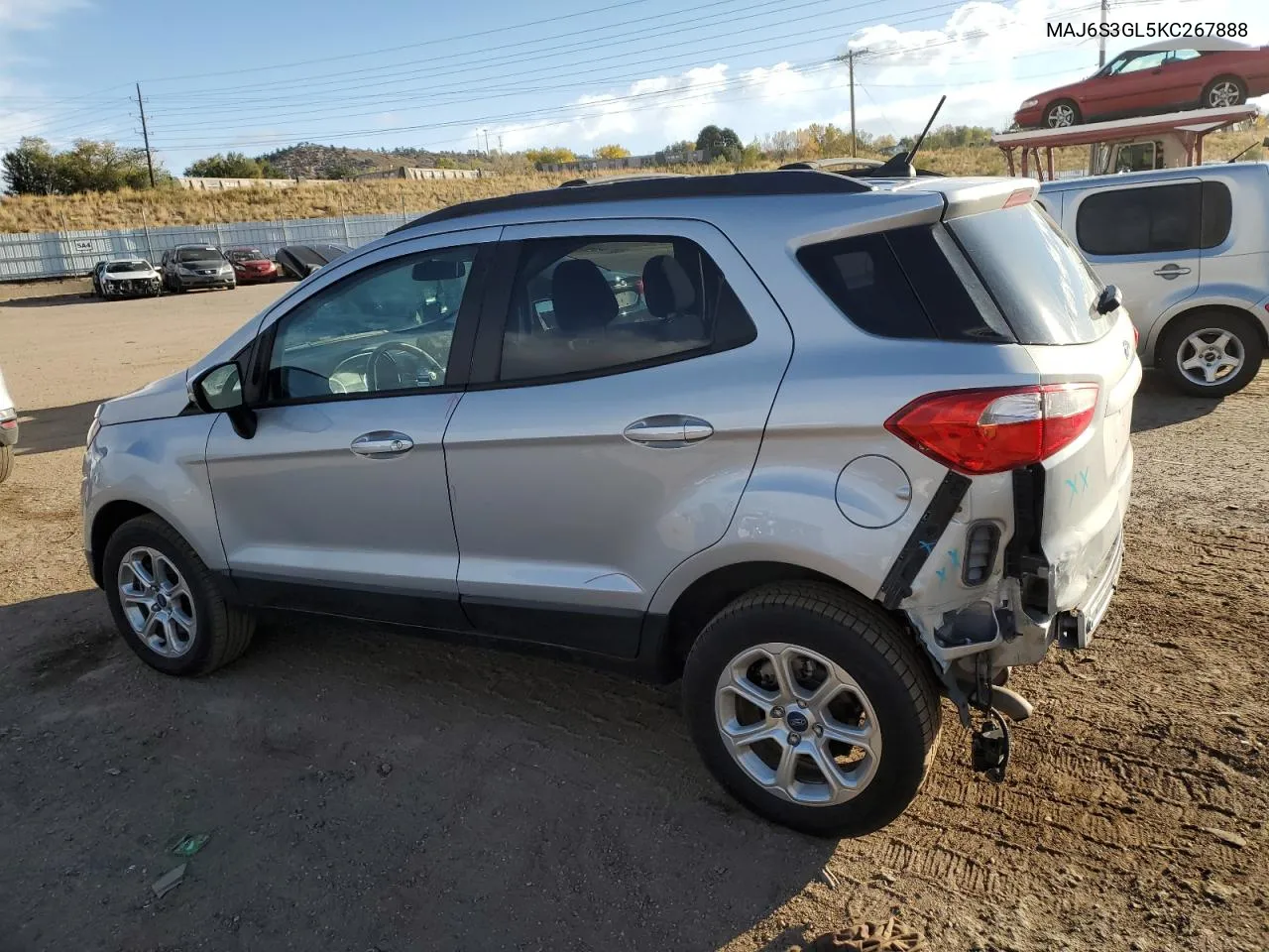 2019 Ford Ecosport Se VIN: MAJ6S3GL5KC267888 Lot: 78721054