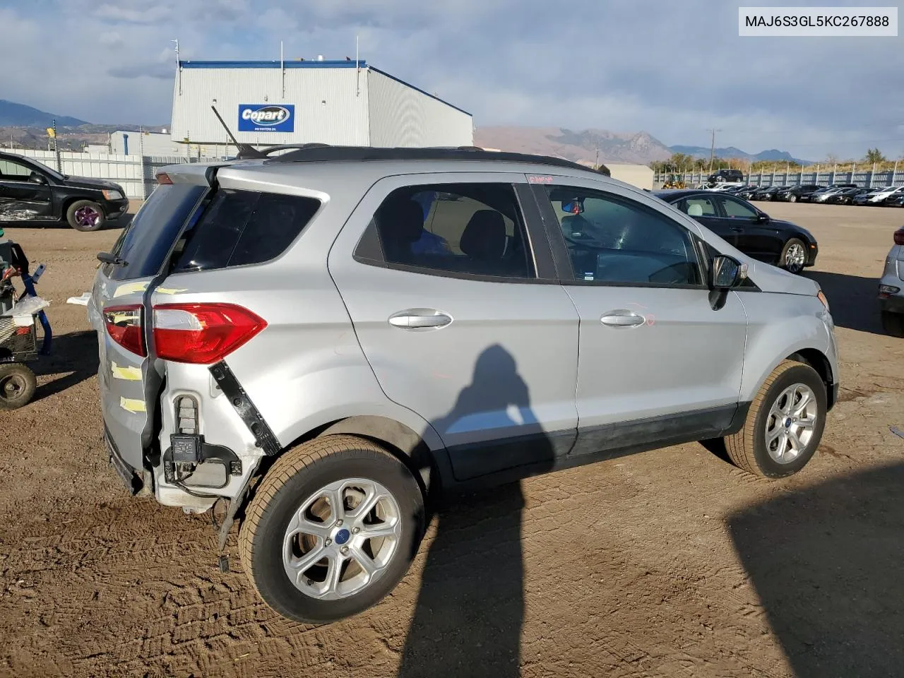 2019 Ford Ecosport Se VIN: MAJ6S3GL5KC267888 Lot: 78721054