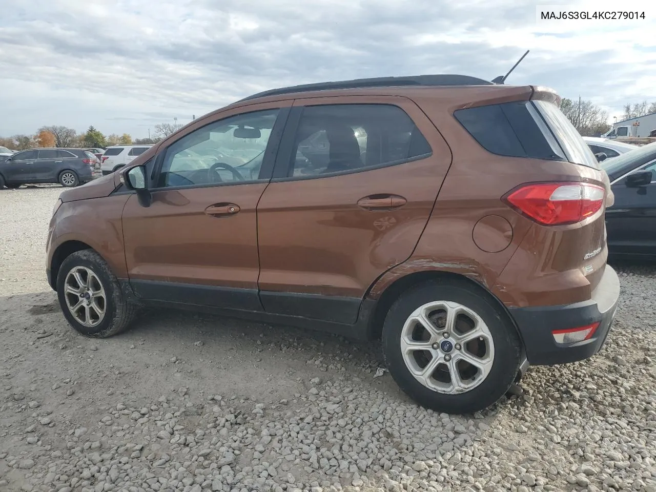 2019 Ford Ecosport Se VIN: MAJ6S3GL4KC279014 Lot: 78907304