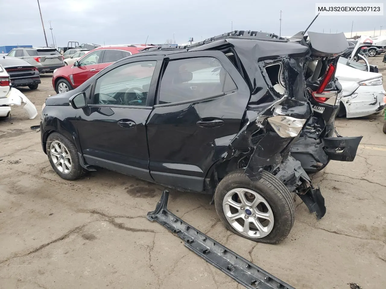 MAJ3S2GEXKC307123 2019 Ford Ecosport Se