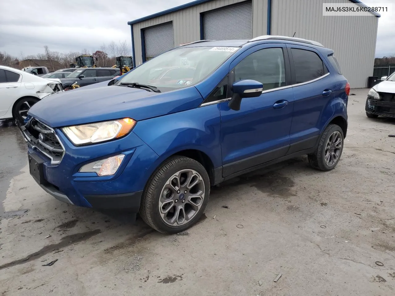 2019 Ford Ecosport Titanium VIN: MAJ6S3KL6KC288711 Lot: 79469514