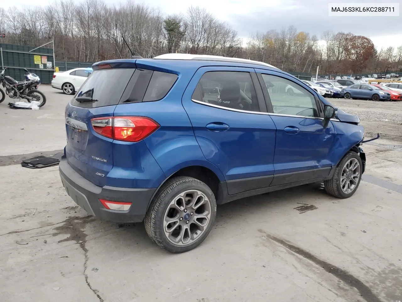 2019 Ford Ecosport Titanium VIN: MAJ6S3KL6KC288711 Lot: 79469514