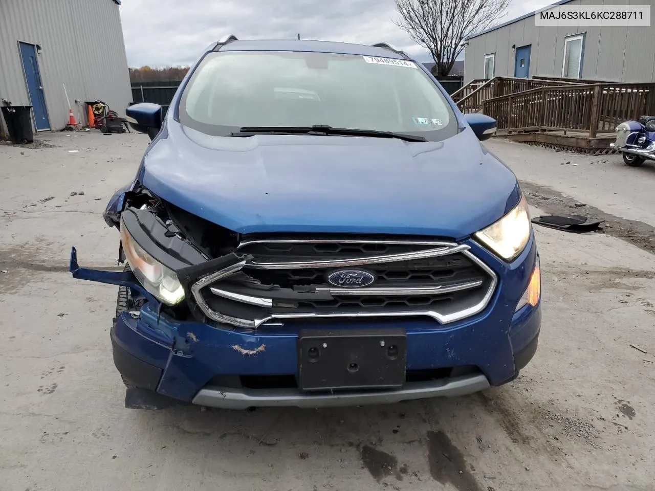 2019 Ford Ecosport Titanium VIN: MAJ6S3KL6KC288711 Lot: 79469514