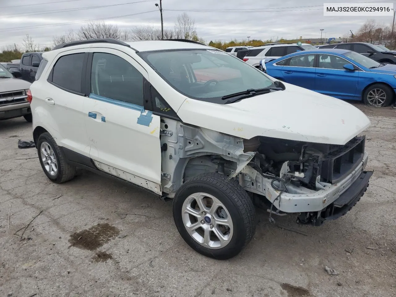 2019 Ford Ecosport Se VIN: MAJ3S2GE0KC294916 Lot: 79633614