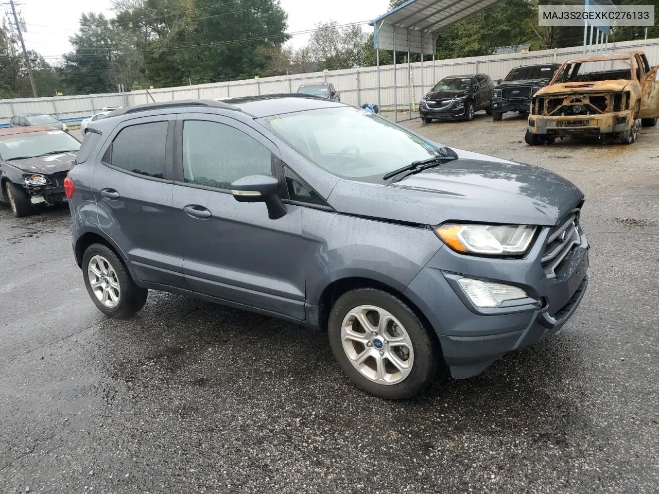 2019 Ford Ecosport Se VIN: MAJ3S2GEXKC276133 Lot: 79670334