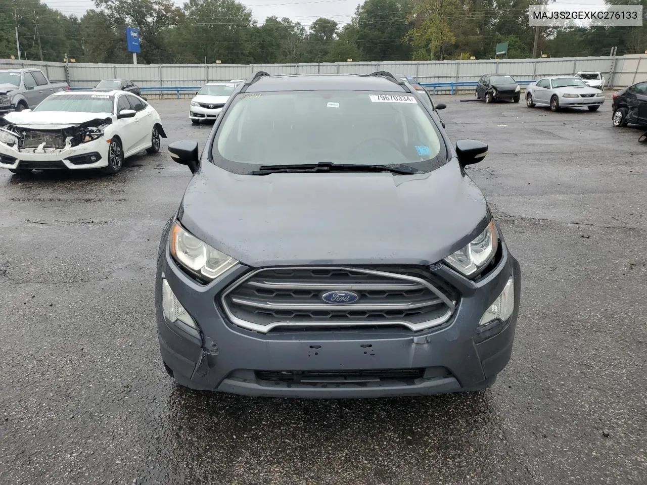 2019 Ford Ecosport Se VIN: MAJ3S2GEXKC276133 Lot: 79670334