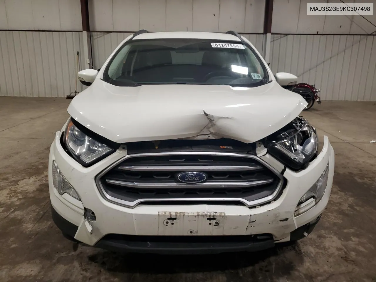 2019 Ford Ecosport Se VIN: MAJ3S2GE9KC307498 Lot: 81247864