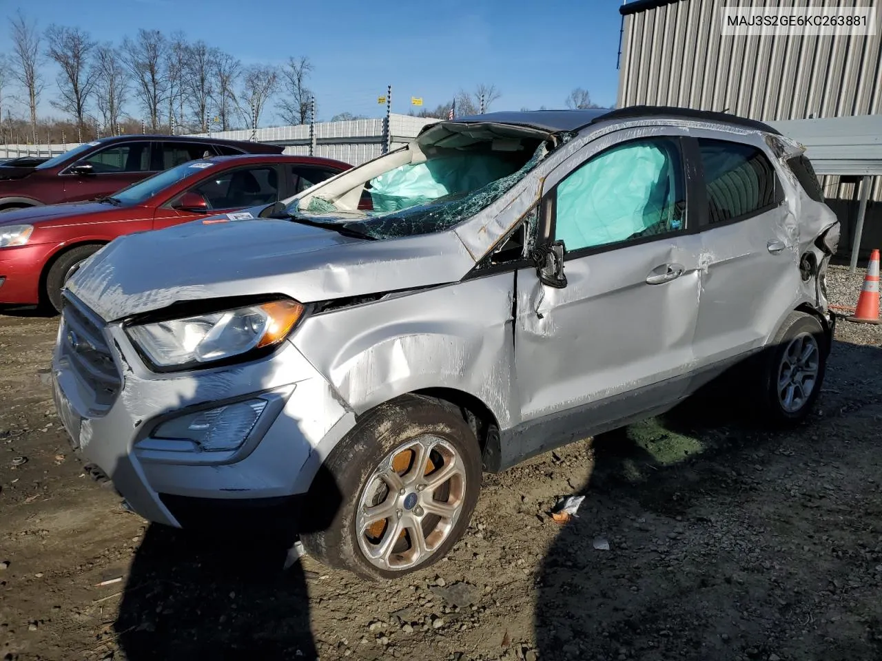 MAJ3S2GE6KC263881 2019 Ford Ecosport Se