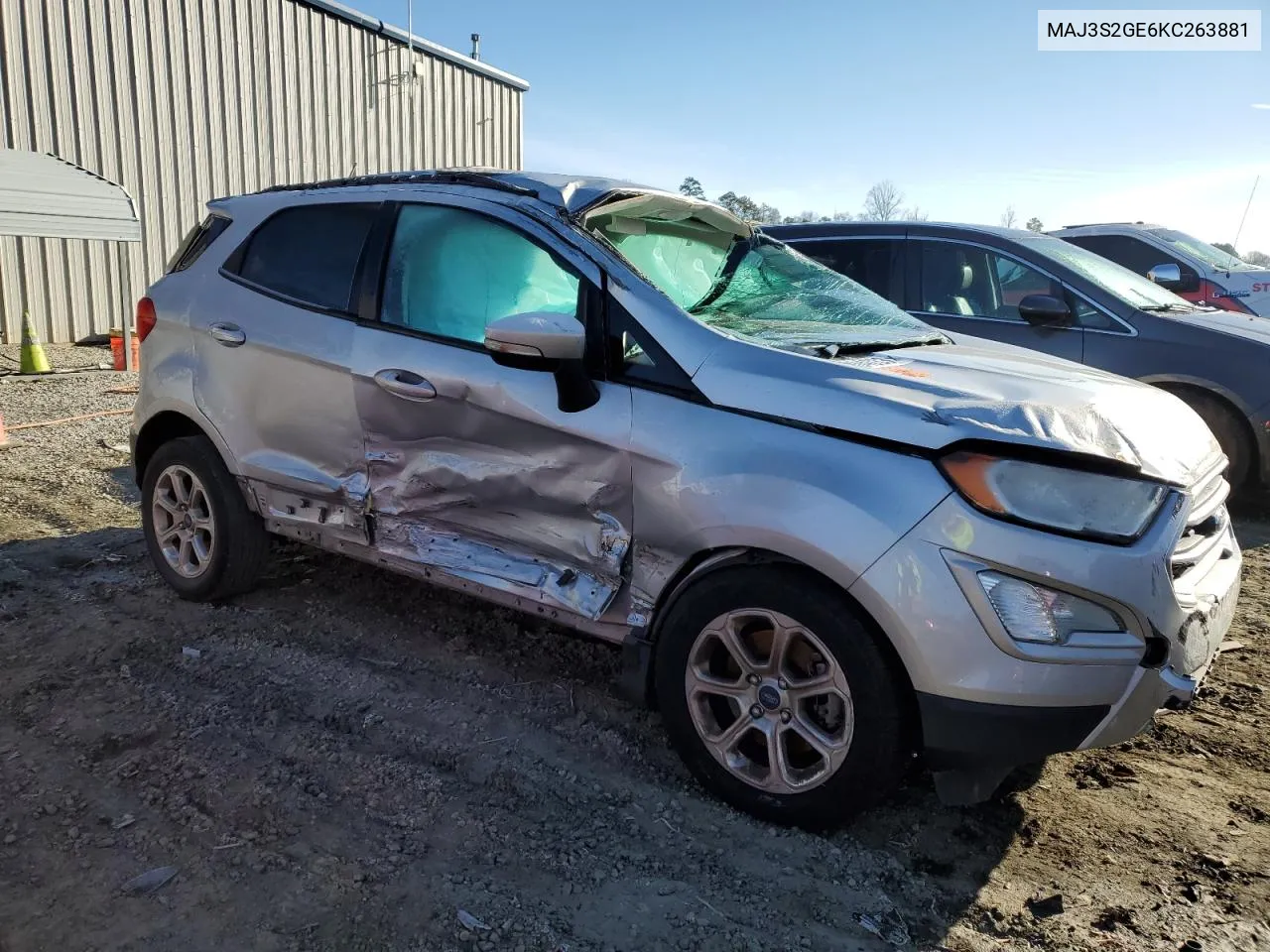 MAJ3S2GE6KC263881 2019 Ford Ecosport Se