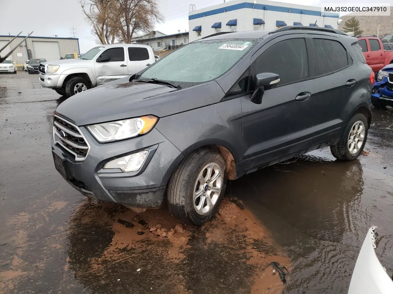 2020 Ford Ecosport Se VIN: MAJ3S2GE0LC347910 Lot: 39640694