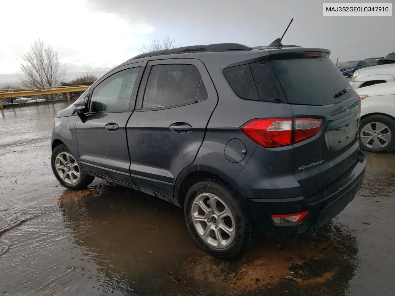 2020 Ford Ecosport Se VIN: MAJ3S2GE0LC347910 Lot: 39640694