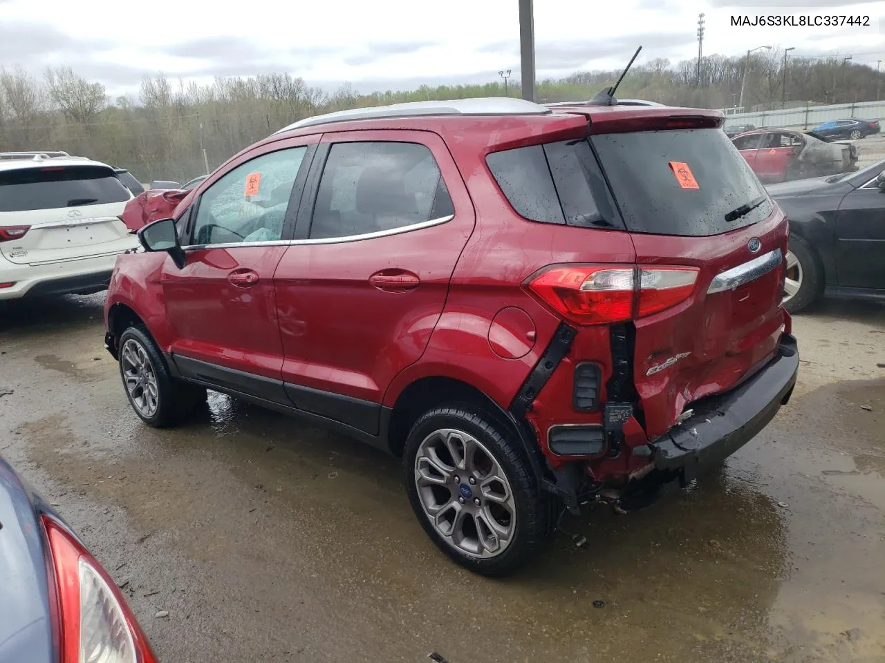 2020 Ford Ecosport Titanium VIN: MAJ6S3KL8LC337442 Lot: 49716584