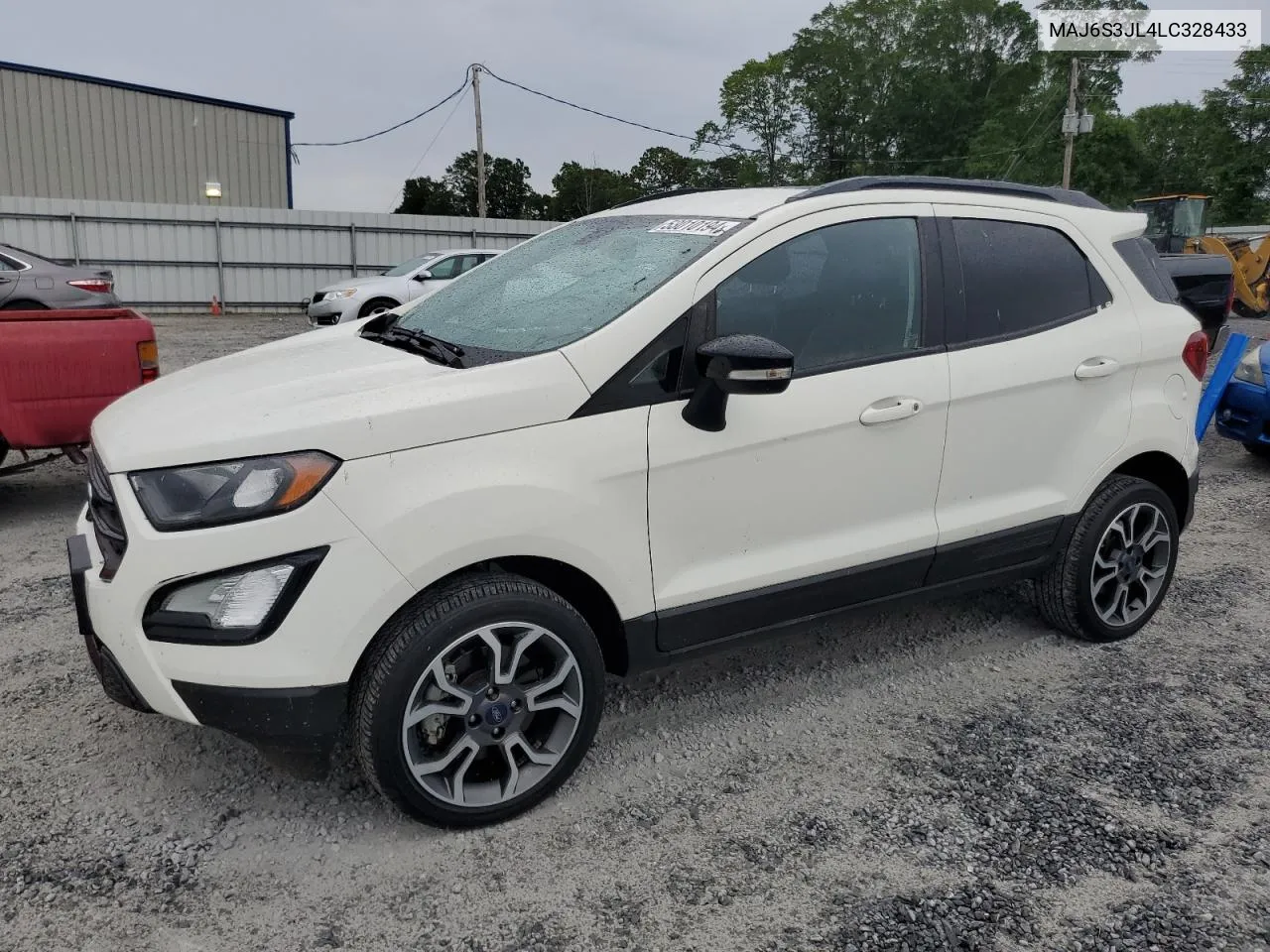 2020 Ford Ecosport Ses VIN: MAJ6S3JL4LC328433 Lot: 53010194