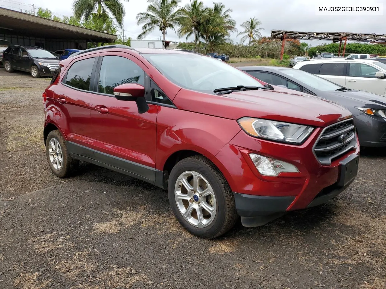 2020 Ford Ecosport Se VIN: MAJ3S2GE3LC390931 Lot: 55330614