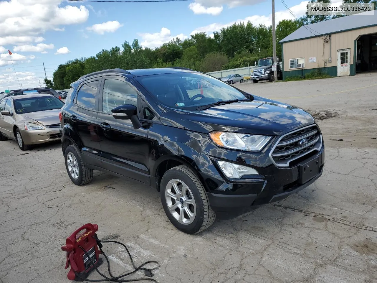 2020 Ford Ecosport Se VIN: MAJ6S3GL7LC336422 Lot: 56371644