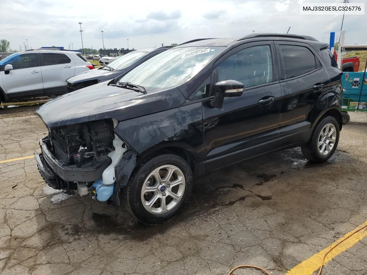 2020 Ford Ecosport Se VIN: MAJ3S2GE5LC326776 Lot: 59328754