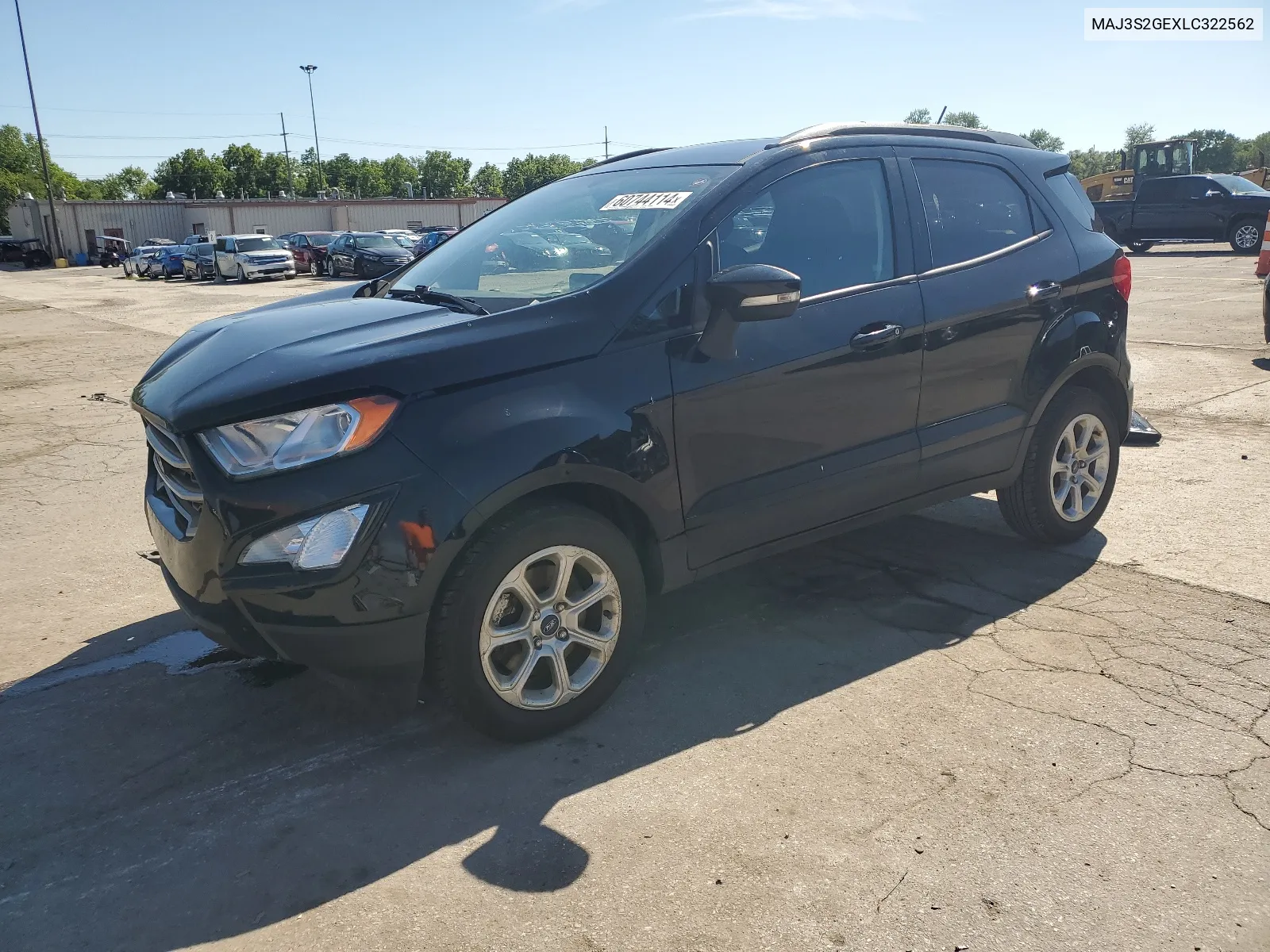 2020 Ford Ecosport Se VIN: MAJ3S2GEXLC322562 Lot: 60744114