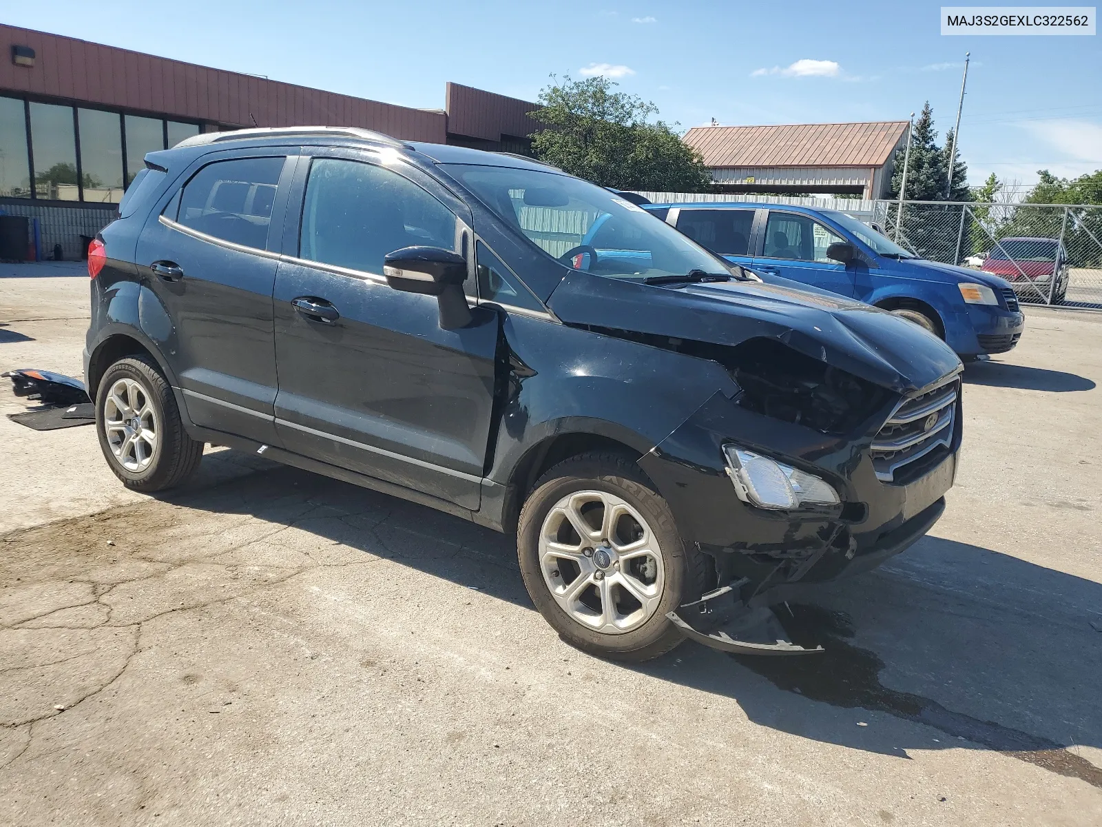 2020 Ford Ecosport Se VIN: MAJ3S2GEXLC322562 Lot: 60744114