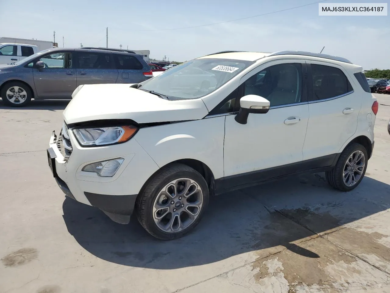 2020 Ford Ecosport Titanium VIN: MAJ6S3KLXLC364187 Lot: 63535664