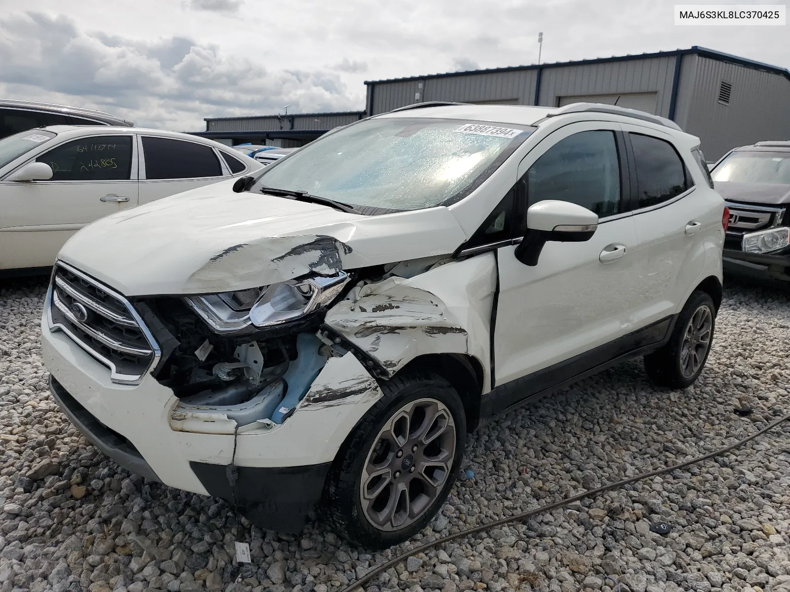 2020 Ford Ecosport Titanium VIN: MAJ6S3KL8LC370425 Lot: 63887394