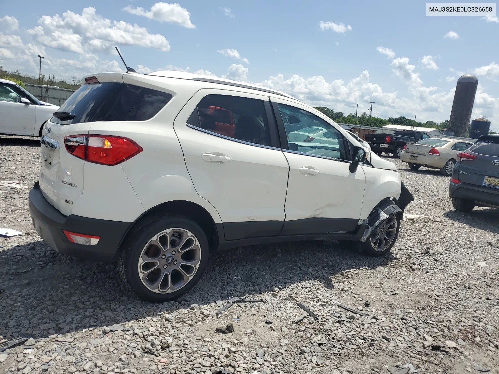 2020 Ford Ecosport Titanium VIN: MAJ3S2KE0LC326658 Lot: 64912224