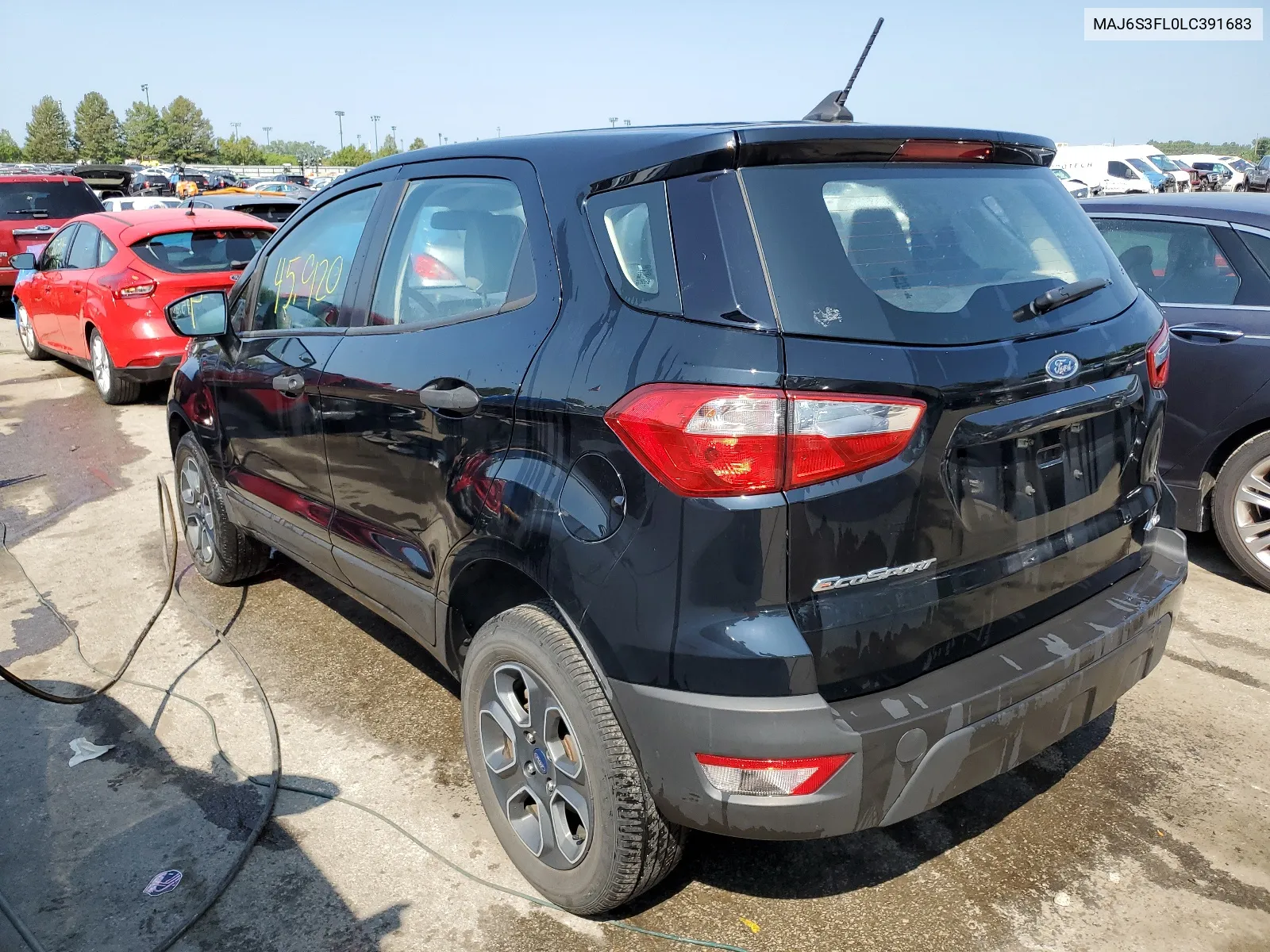 2020 Ford Ecosport S VIN: MAJ6S3FL0LC391683 Lot: 65142034