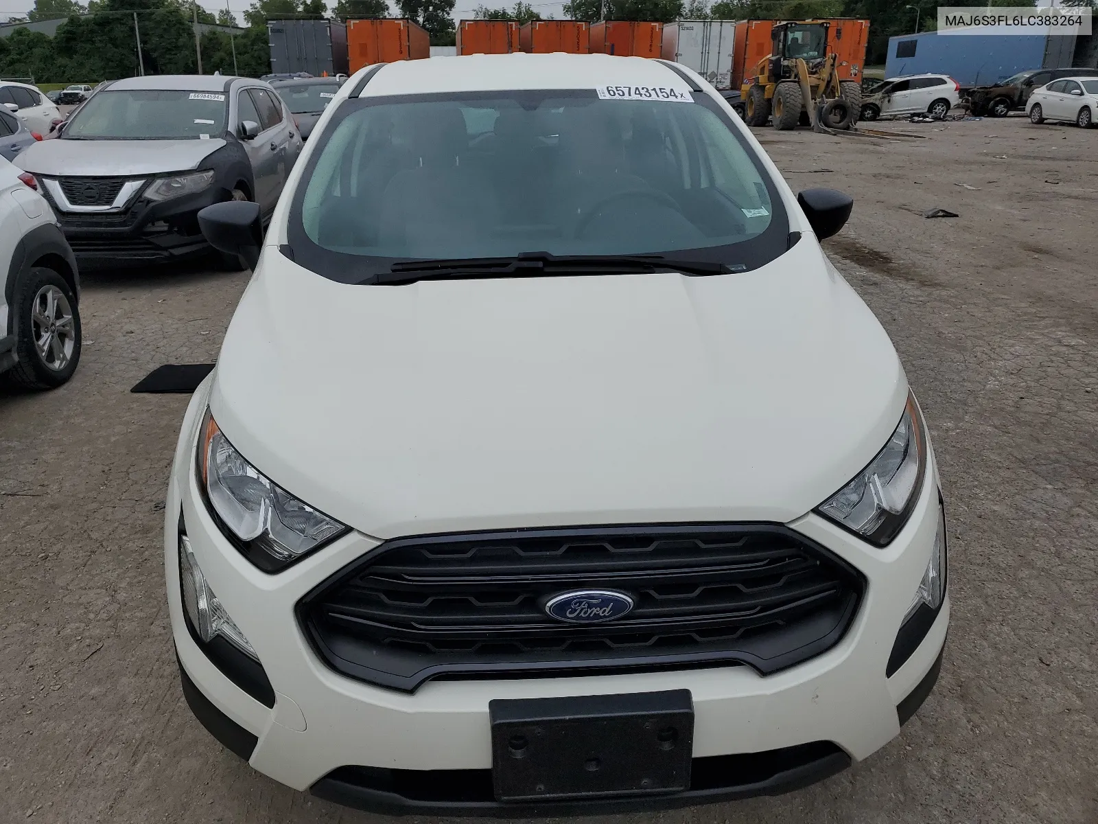 2020 Ford Ecosport S VIN: MAJ6S3FL6LC383264 Lot: 65743154