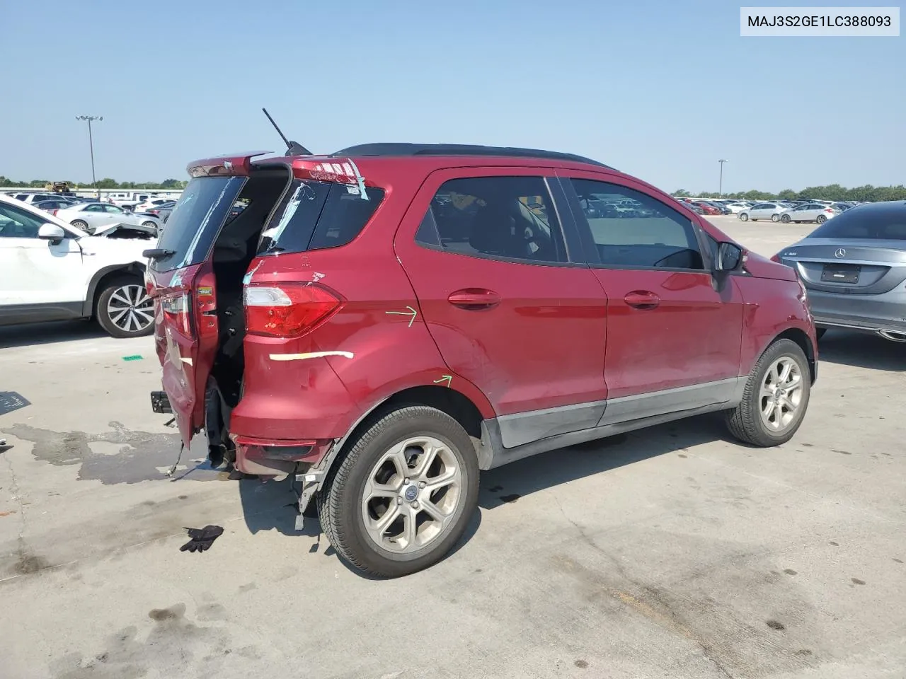 2020 Ford Ecosport Se VIN: MAJ3S2GE1LC388093 Lot: 66150974