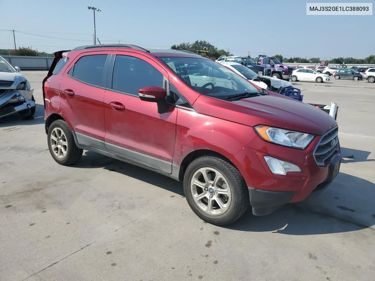 2020 Ford Ecosport Se VIN: MAJ3S2GE1LC388093 Lot: 66150974