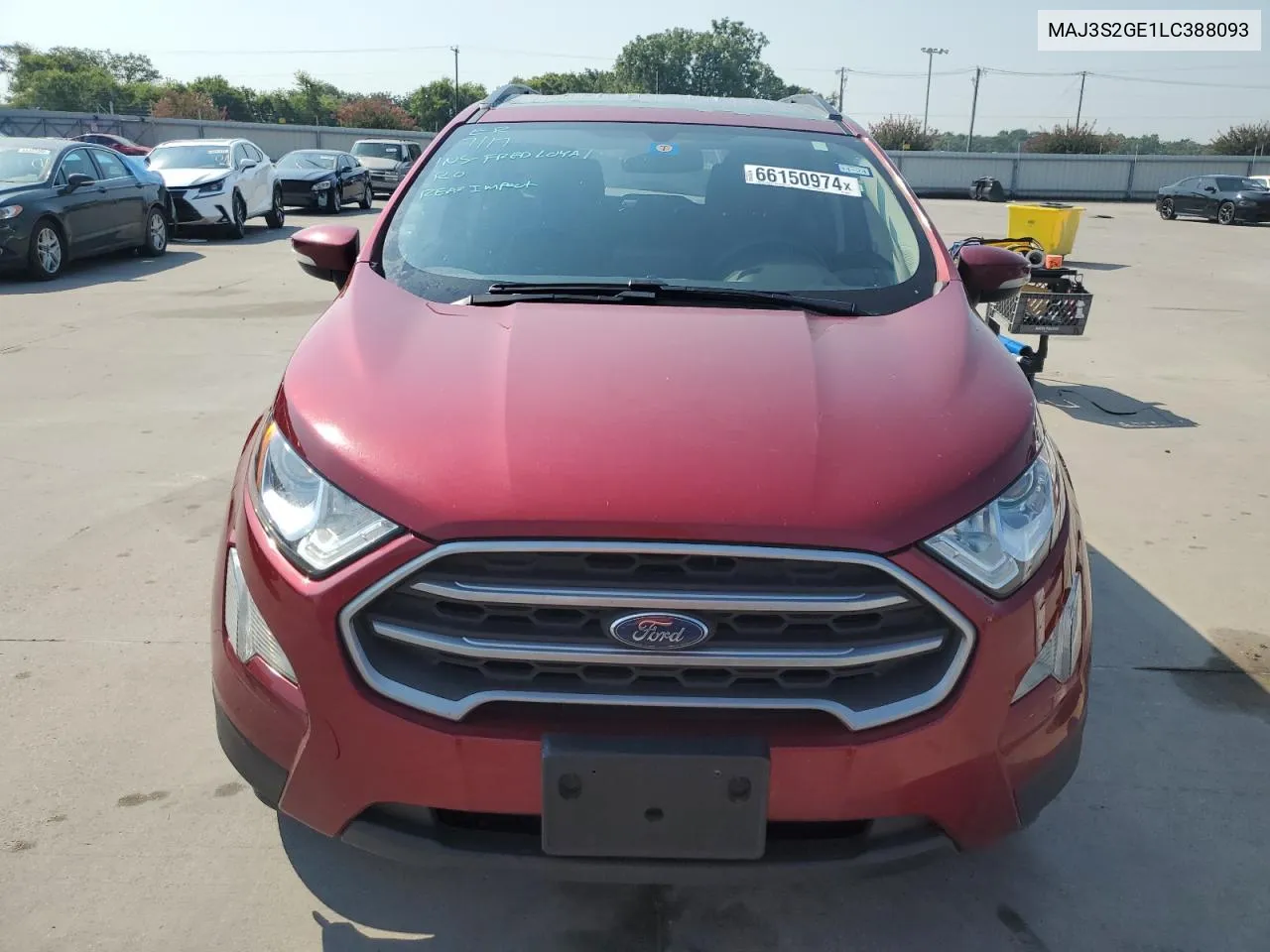 2020 Ford Ecosport Se VIN: MAJ3S2GE1LC388093 Lot: 66150974