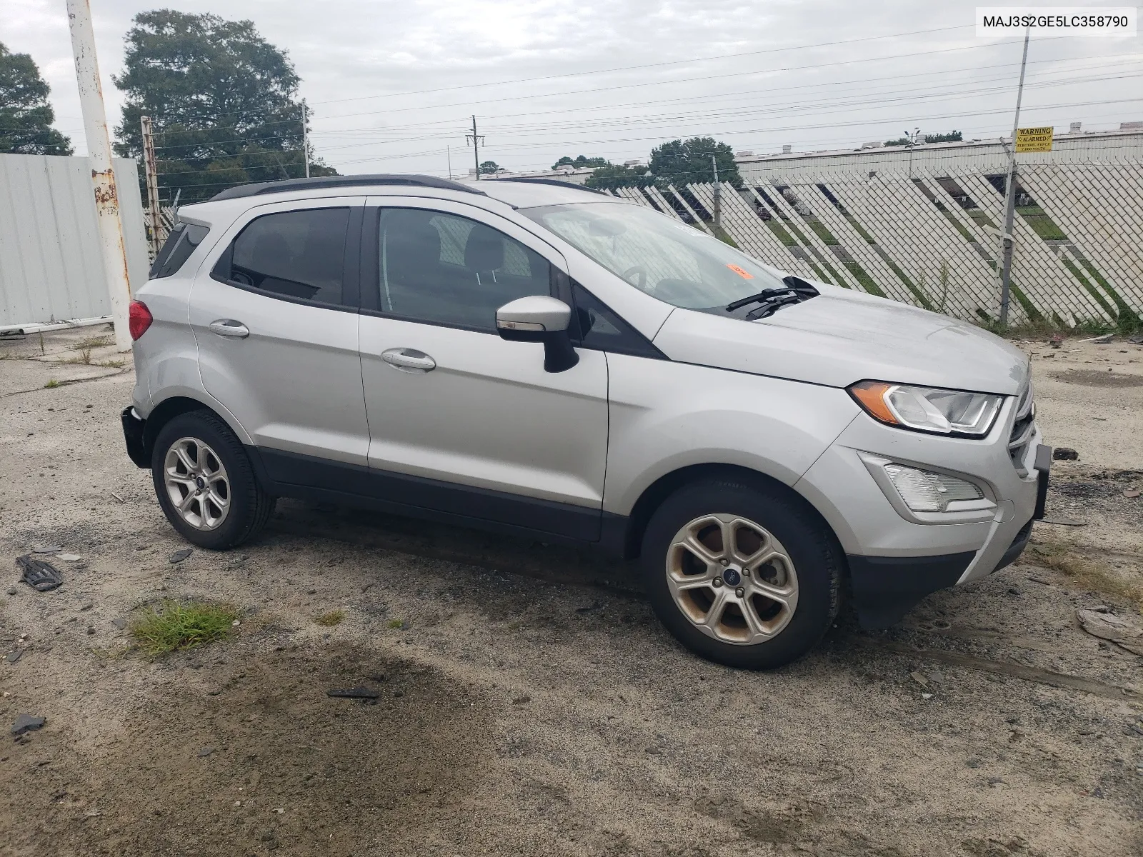 2020 Ford Ecosport Se VIN: MAJ3S2GE5LC358790 Lot: 66161854