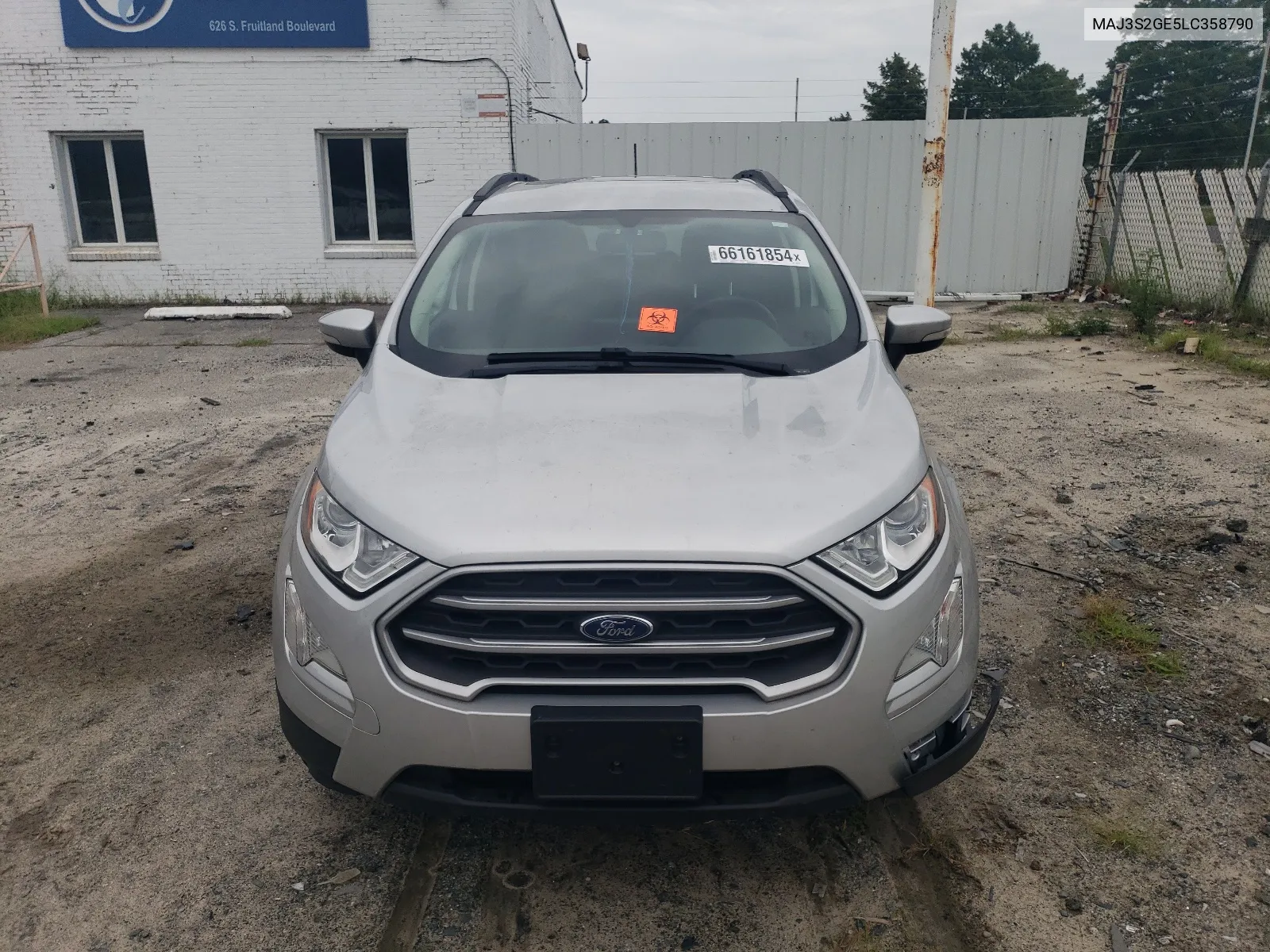 2020 Ford Ecosport Se VIN: MAJ3S2GE5LC358790 Lot: 66161854