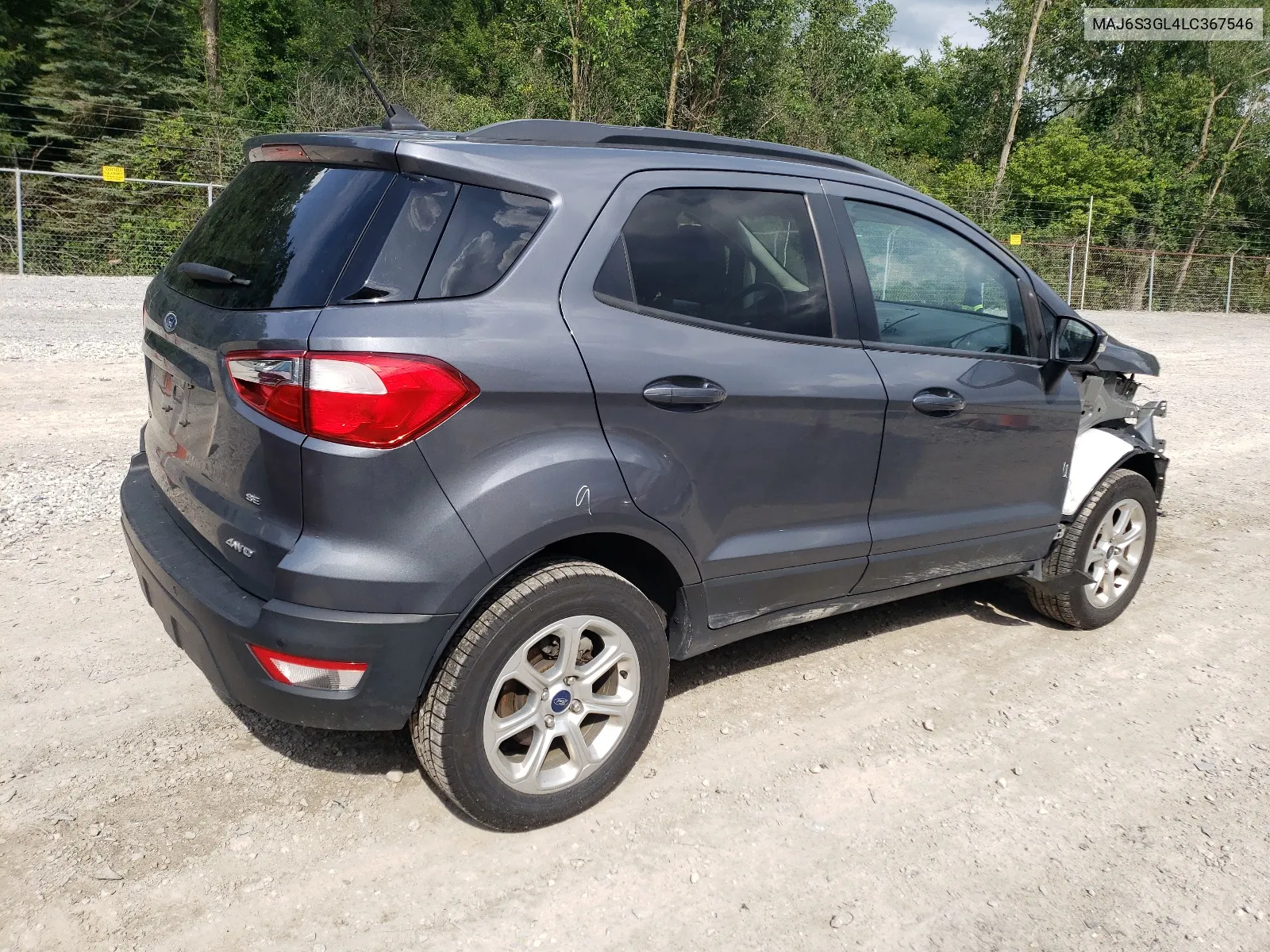 2020 Ford Ecosport Se VIN: MAJ6S3GL4LC367546 Lot: 66321324