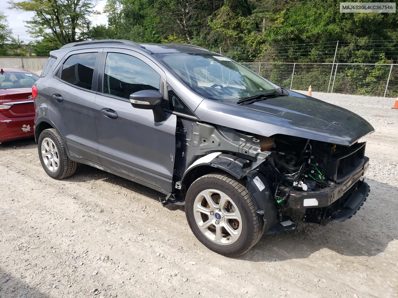 2020 Ford Ecosport Se VIN: MAJ6S3GL4LC367546 Lot: 66321324