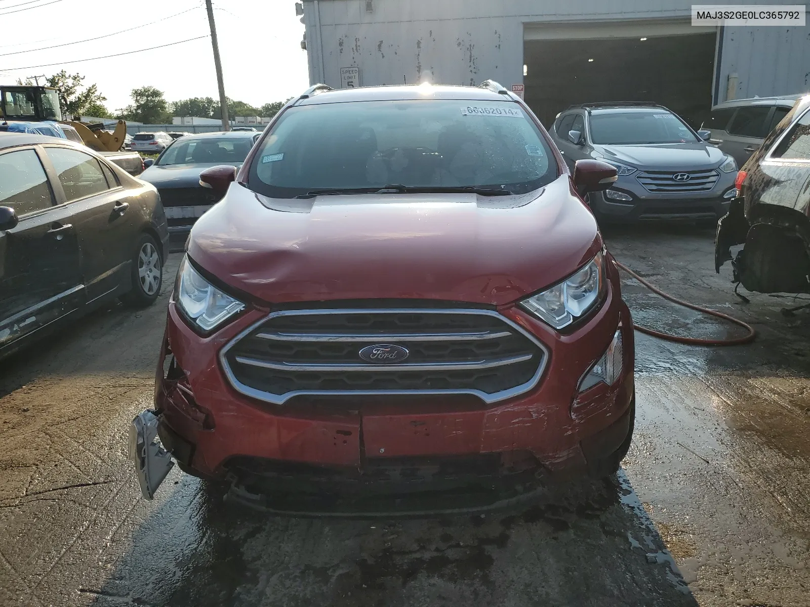 2020 Ford Ecosport Se VIN: MAJ3S2GE0LC365792 Lot: 66362014