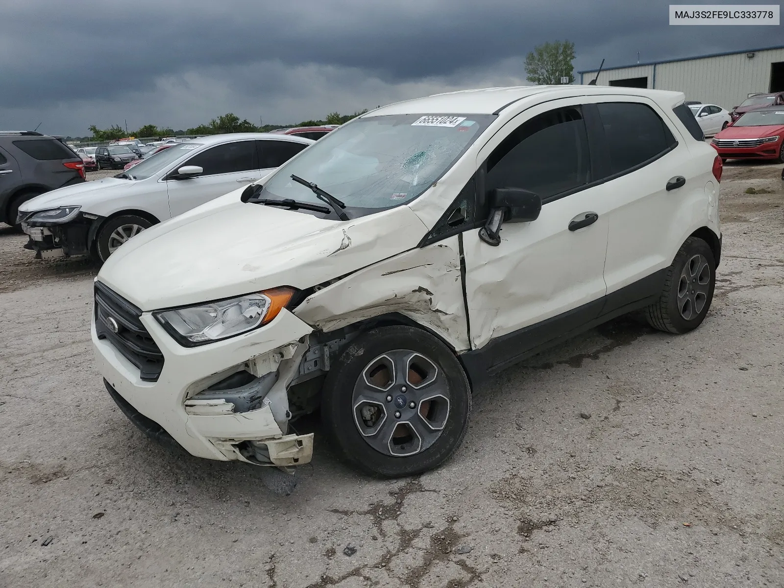 2020 Ford Ecosport S VIN: MAJ3S2FE9LC333778 Lot: 66551024