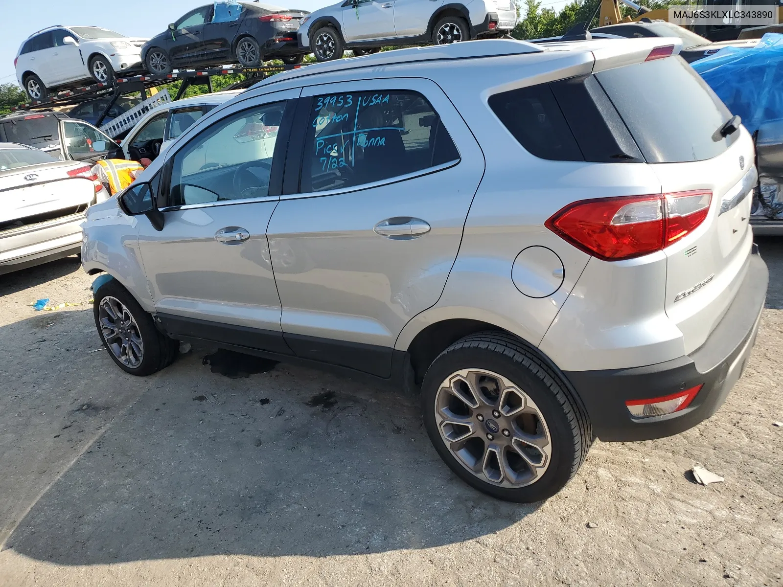 MAJ6S3KLXLC343890 2020 Ford Ecosport Titanium