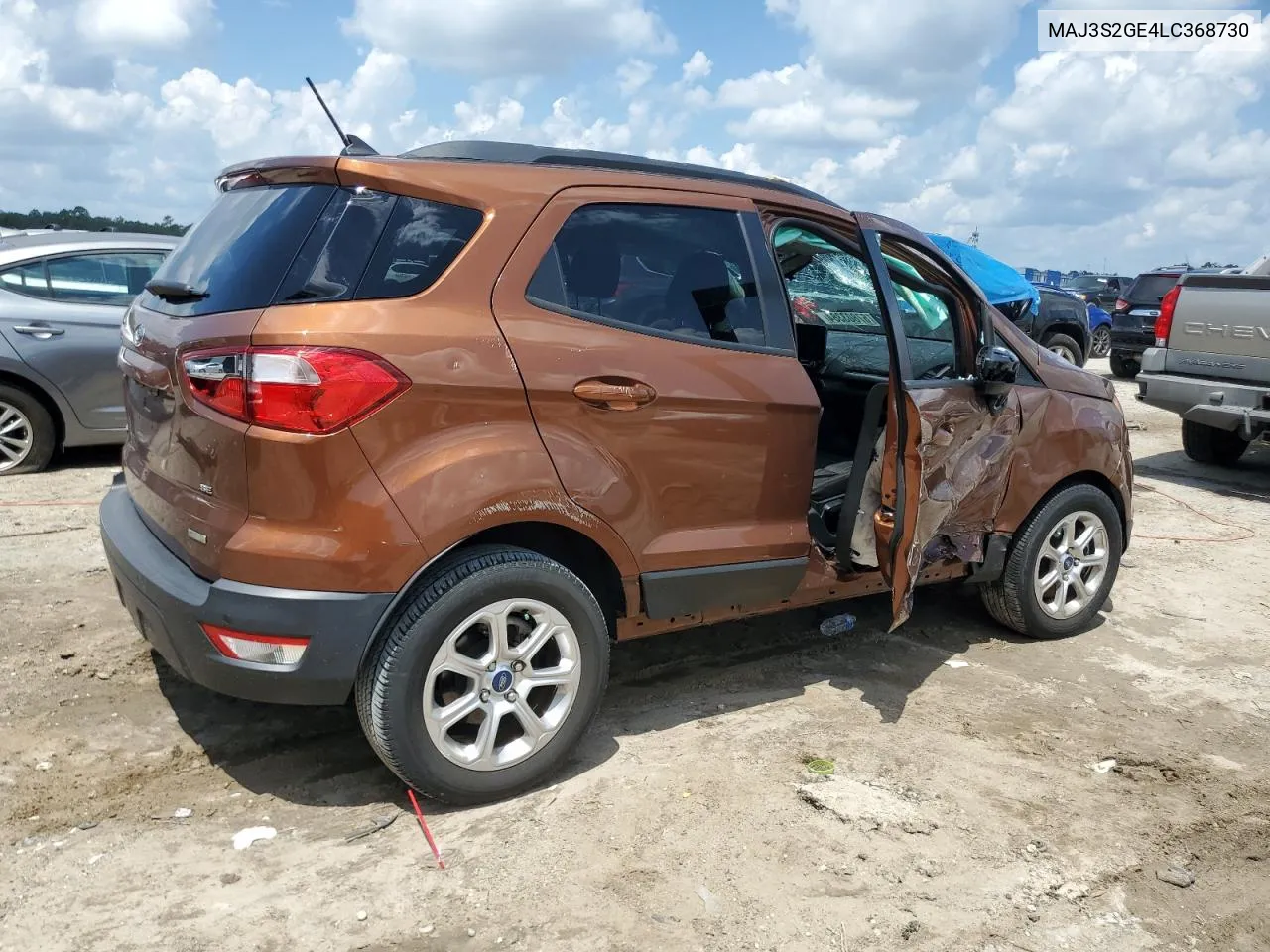 2020 Ford Ecosport Se VIN: MAJ3S2GE4LC368730 Lot: 67803384