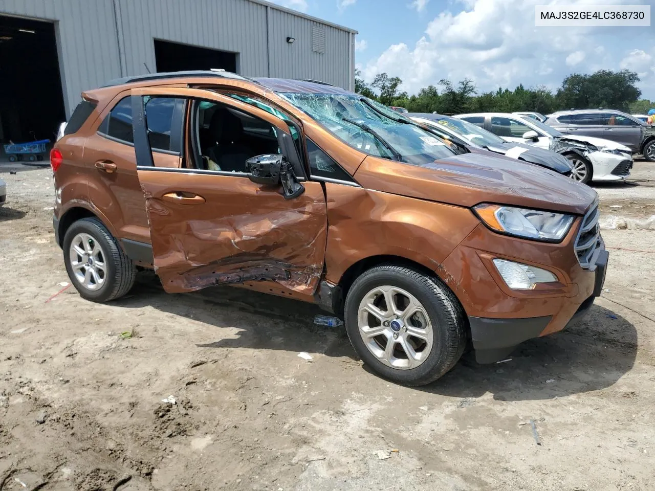 MAJ3S2GE4LC368730 2020 Ford Ecosport Se