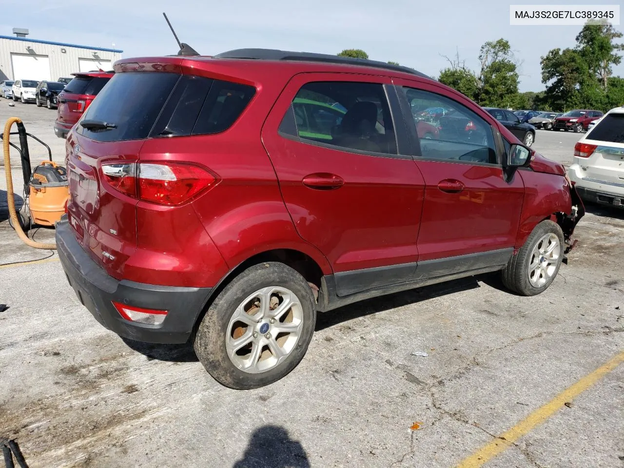 2020 Ford Ecosport Se VIN: MAJ3S2GE7LC389345 Lot: 68541304