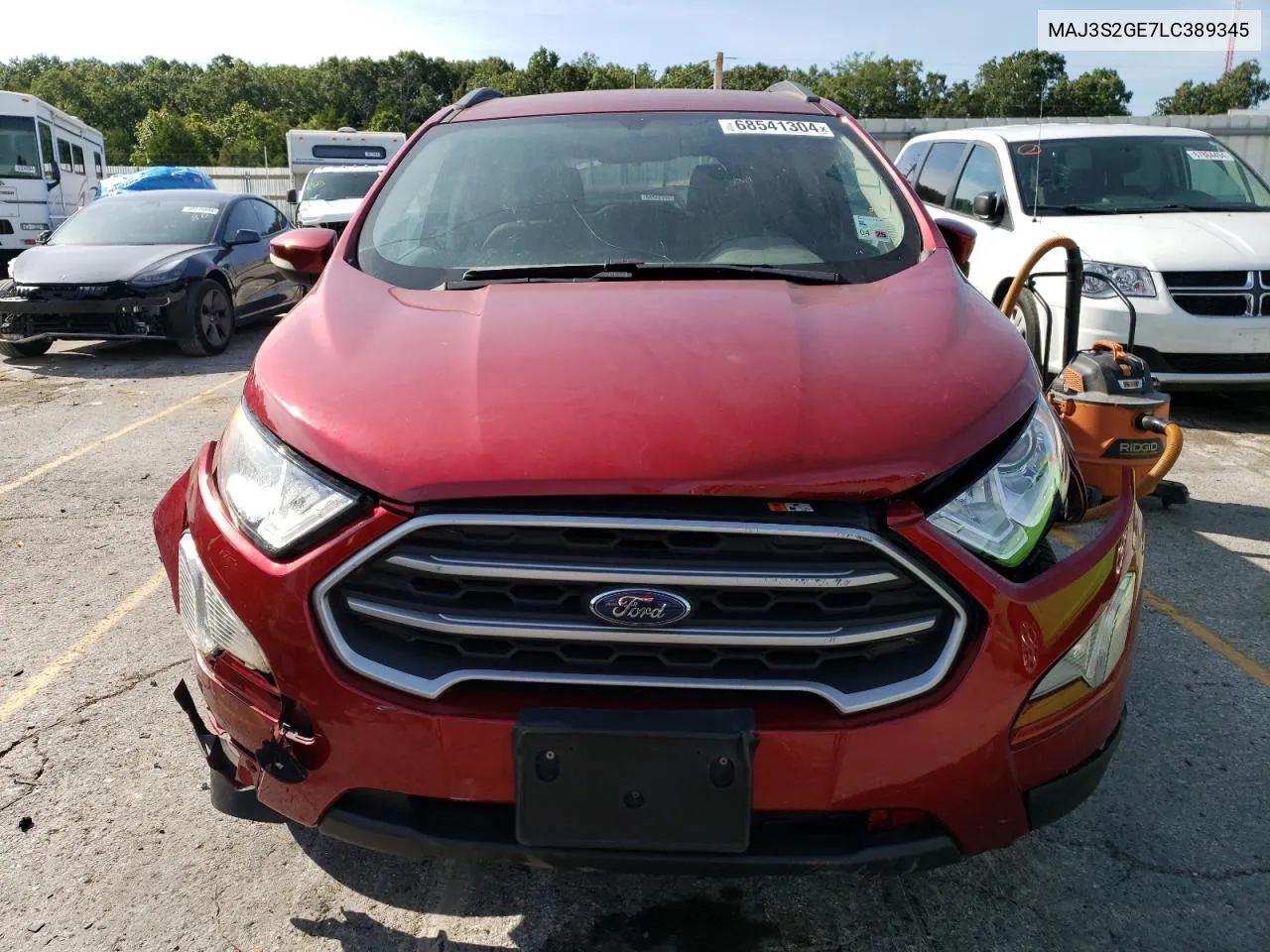 2020 Ford Ecosport Se VIN: MAJ3S2GE7LC389345 Lot: 68541304