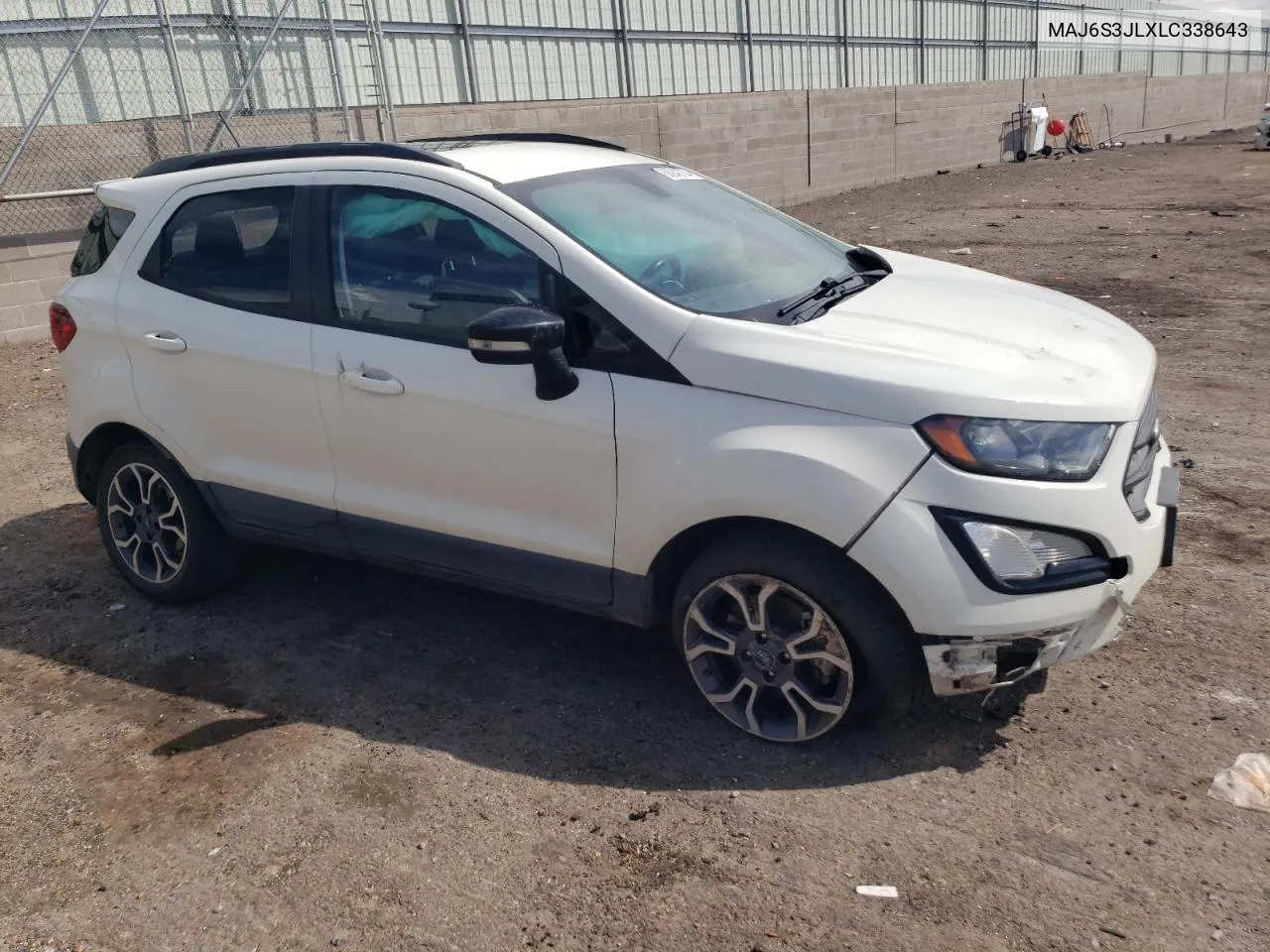 2020 Ford Ecosport Ses VIN: MAJ6S3JLXLC338643 Lot: 68942704