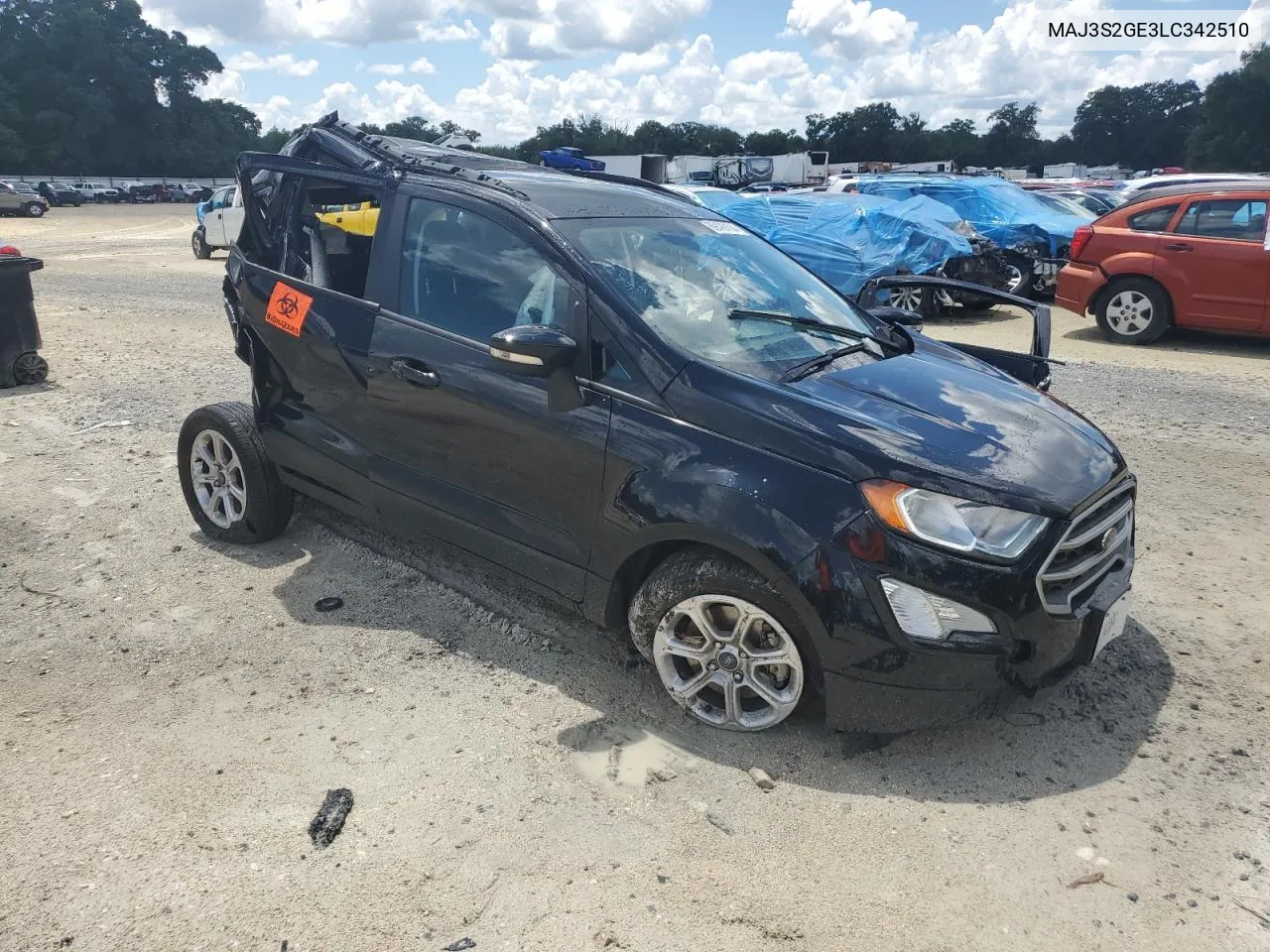 MAJ3S2GE3LC342510 2020 Ford Ecosport Se