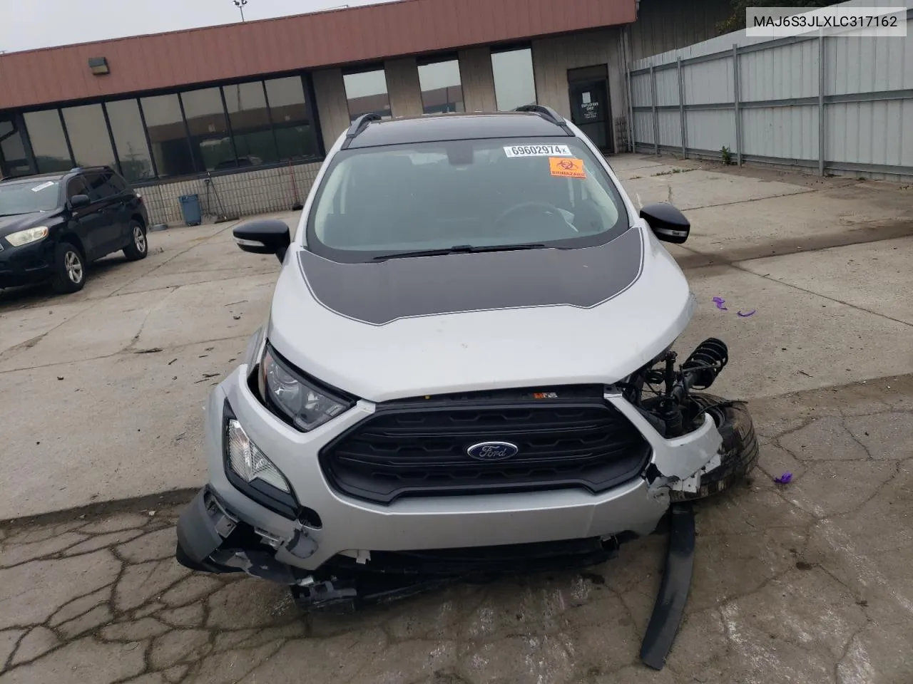 2020 Ford Ecosport Ses VIN: MAJ6S3JLXLC317162 Lot: 69602974