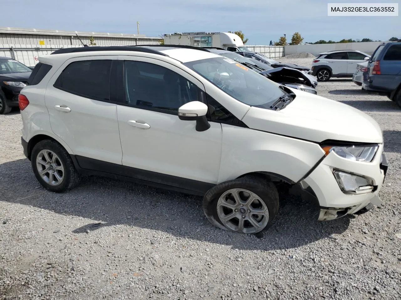 2020 Ford Ecosport Se VIN: MAJ3S2GE3LC363552 Lot: 69683154