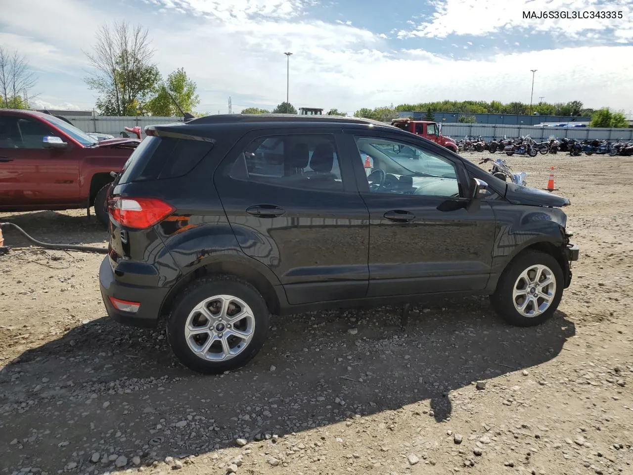 2020 Ford Ecosport Se VIN: MAJ6S3GL3LC343335 Lot: 69804074