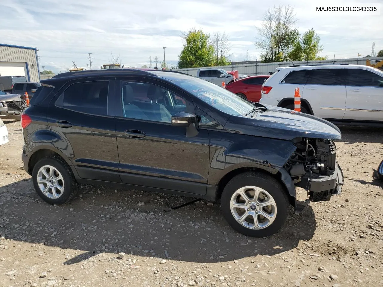 2020 Ford Ecosport Se VIN: MAJ6S3GL3LC343335 Lot: 69804074