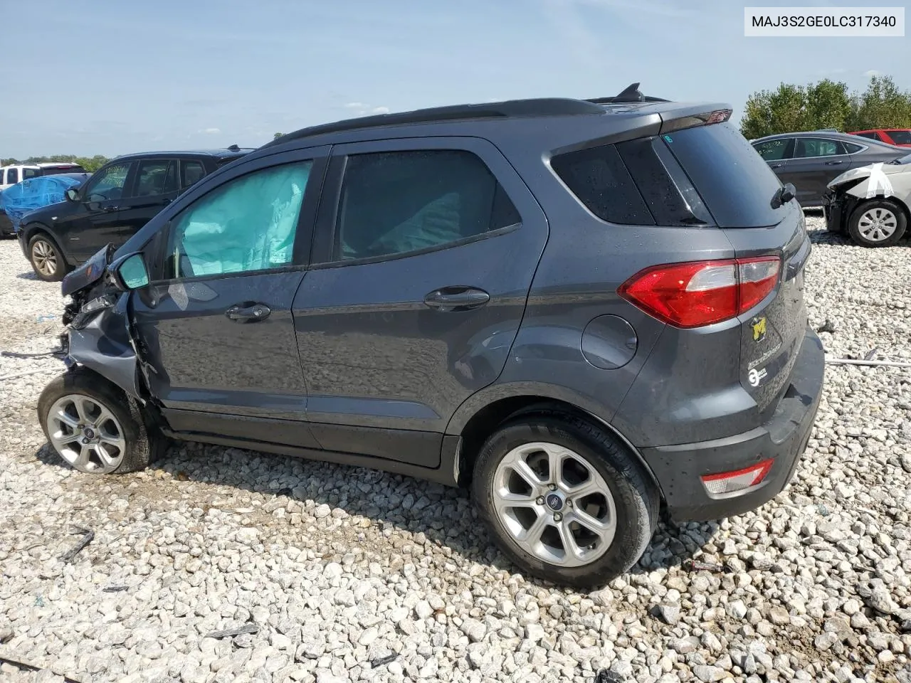 2020 Ford Ecosport Se VIN: MAJ3S2GE0LC317340 Lot: 70382124